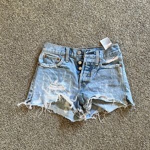 Levi cutoff shorts size 24